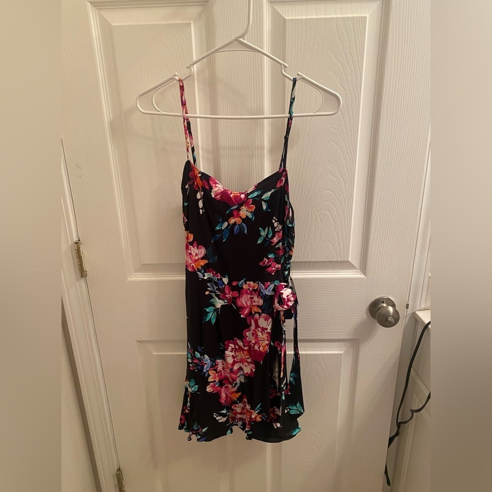 Express Faux Wrap Dress